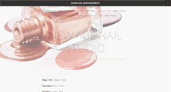 Desktop Screenshot of newagenailstudio.com