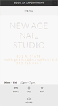 Mobile Screenshot of newagenailstudio.com